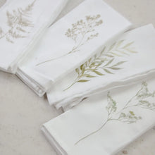 Load image into Gallery viewer, Botanical Leaves Cloth Napkins (Asst)