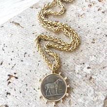 Load image into Gallery viewer, Matte Gold Horse Coin