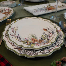 Load image into Gallery viewer, Winters Forest Xmas Hw Melm Plate 9in
