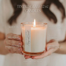 Load image into Gallery viewer, Tinted Glass 12 oz Candle