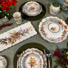 Load image into Gallery viewer, Winters Forest Xmas Melm Chip & Dip 14.5in