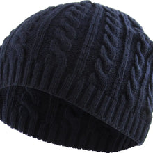 Load image into Gallery viewer, Cuffless Cable Knit Beanie