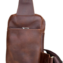 Load image into Gallery viewer, Leather Unisex Crossbody Bag