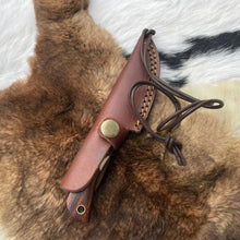 Load image into Gallery viewer, Damascus Steel Rosewood Stag Skinner Knife