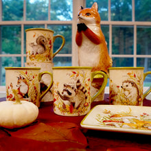 Load image into Gallery viewer, Woodland Critters Fall Mug 18 oz. Asst.