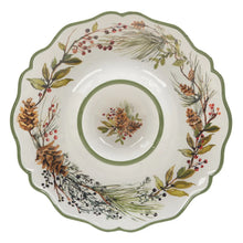 Load image into Gallery viewer, Winters Forest Xmas Melm Chip & Dip 14.5in