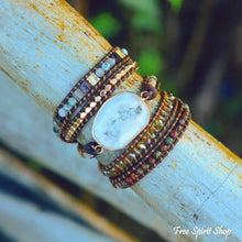 Load image into Gallery viewer, Moonlight & Jasper Beaded Bracelet