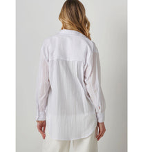 Load image into Gallery viewer, Crinkle Boyfriend Shirt