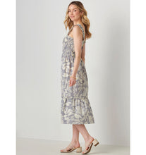 Load image into Gallery viewer, Botanical Print Cotton Midi Dress