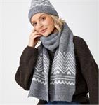 Load image into Gallery viewer, Wool Blend Knitted Hat & Scarf Set