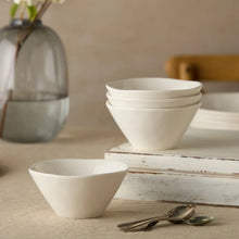 Load image into Gallery viewer, Linen Cream Ice Cream Bowl 22 oz