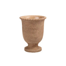 Load image into Gallery viewer, Basketweave Cement Urn