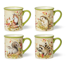 Load image into Gallery viewer, Woodland Critters Fall Mug 18 oz. Asst.