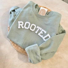 Load image into Gallery viewer, Rooted Crewneck Sweatshirt ( Sage)
