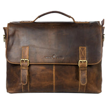Load image into Gallery viewer, Leather Laptop Bag- Portland