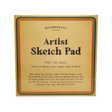 Load image into Gallery viewer, 9"x9" Artist Sketch Pad