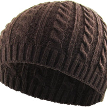 Load image into Gallery viewer, Cuffless Cable Knit Beanie