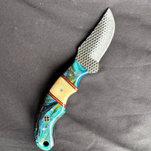 Load image into Gallery viewer, Lagoon Swirl Skinner Knife -TIK-001