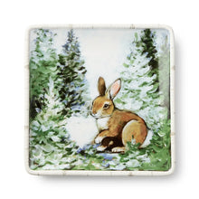 Load image into Gallery viewer, Winter Cabin Dessert Plate 9 Asst.