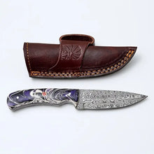 Load image into Gallery viewer, Damascus Hunting Knife-TD-702