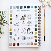 Load image into Gallery viewer, Winter Watercolor Workbook