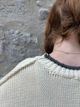 Load image into Gallery viewer, Round Neck Heart Patched Loose Fit Sweater