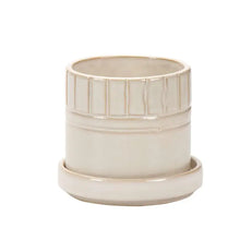 Load image into Gallery viewer, Stylish Petra Ceramic Planter W/ Saucer