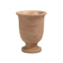 Load image into Gallery viewer, Basketweave Cement Urn