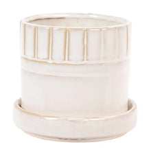Load image into Gallery viewer, Stylish Petra Ceramic Planter W/ Saucer