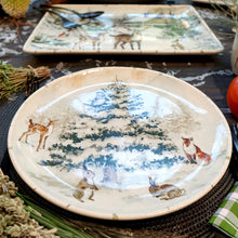 Load image into Gallery viewer, Winter's Frost Christmas Dinner Plate 11in