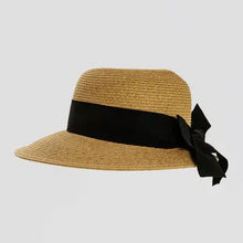 Load image into Gallery viewer, Lucie Face Saver Outdoor Straw Hat