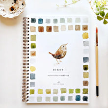 Load image into Gallery viewer, Birds watercolour workbook