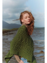 Load image into Gallery viewer, Aasleagh Falls Ladies Aran Poncho