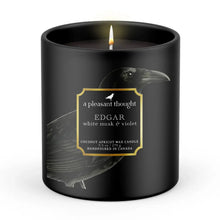 Load image into Gallery viewer, Edgar | White Musk & Violet | Raven Candle