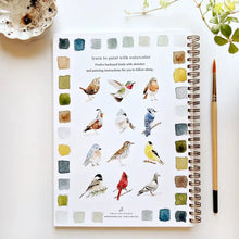 Load image into Gallery viewer, Birds watercolour workbook