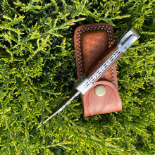 Load image into Gallery viewer, Pocket Knife Walnut Wood 6.5'' Damascus Steel Knife Steel