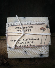 Load image into Gallery viewer, Cedarwood Tea Tree Soap