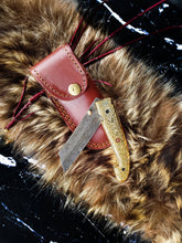 Load image into Gallery viewer, B. Titan - Raindrop Damascus folding blade