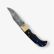 Load image into Gallery viewer, Blue Diamond Wood Folding Knife BP-002
