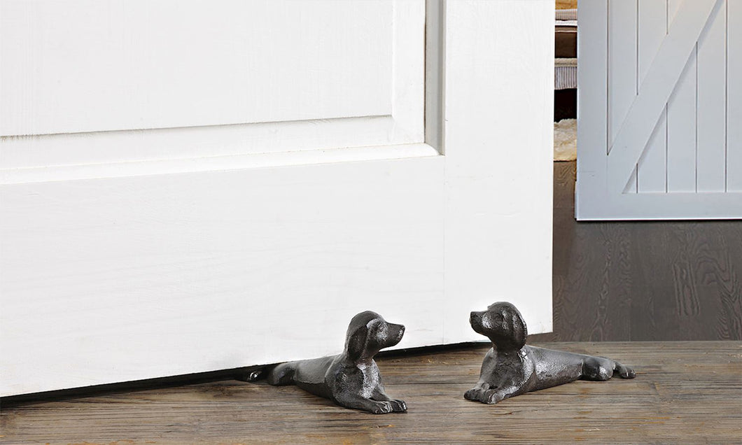 Cast Iron Dog Door Stopper