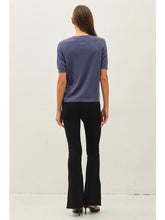 Load image into Gallery viewer, Blue Slate Cashmere Blended  Sweater
