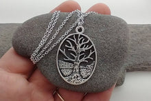 Load image into Gallery viewer, Oval Tree Necklace Necklace
