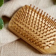 Load image into Gallery viewer, Bamboo Paddle Hairbrush - Square

