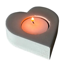 Load image into Gallery viewer, Heart Tea Light -Natural Stone
