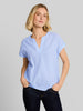 Stacy Loose Fit Blouse W/Embroidery