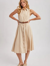 Load image into Gallery viewer, Lana Button Down Belted Dress
