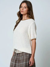 Load image into Gallery viewer, Contest Trim Puff Sleeve  Sweater
