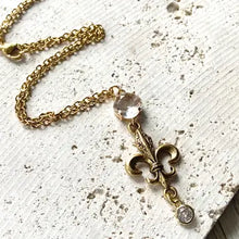 Load image into Gallery viewer, Fleur De Lis Necklace

