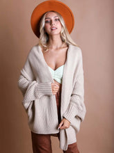 Load image into Gallery viewer, Bat Sleeve Knit Cardigan
