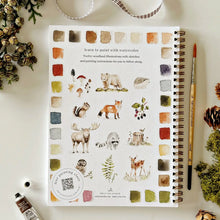 Load image into Gallery viewer, Woodland Watercolor Workbook
